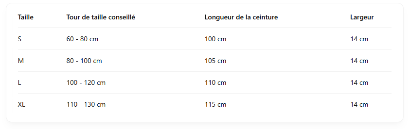 Ceinture Lombaire Auto-chauffante